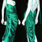 Green Charming Long Satin Prom Dress Evening Dress Party Dress nv5138