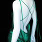 Green Charming Long Satin Prom Dress Evening Dress Party Dress nv5138