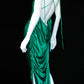 Green Charming Long Satin Prom Dress Evening Dress Party Dress nv5138