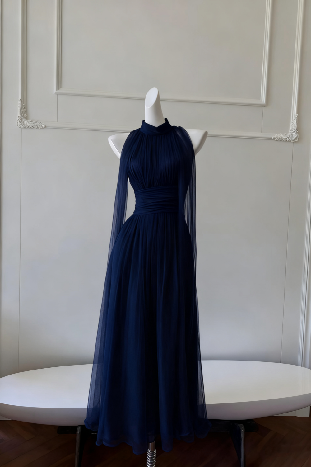 NiceVestidos-_Long Suspender Chiffon Flowing Dress NV6085