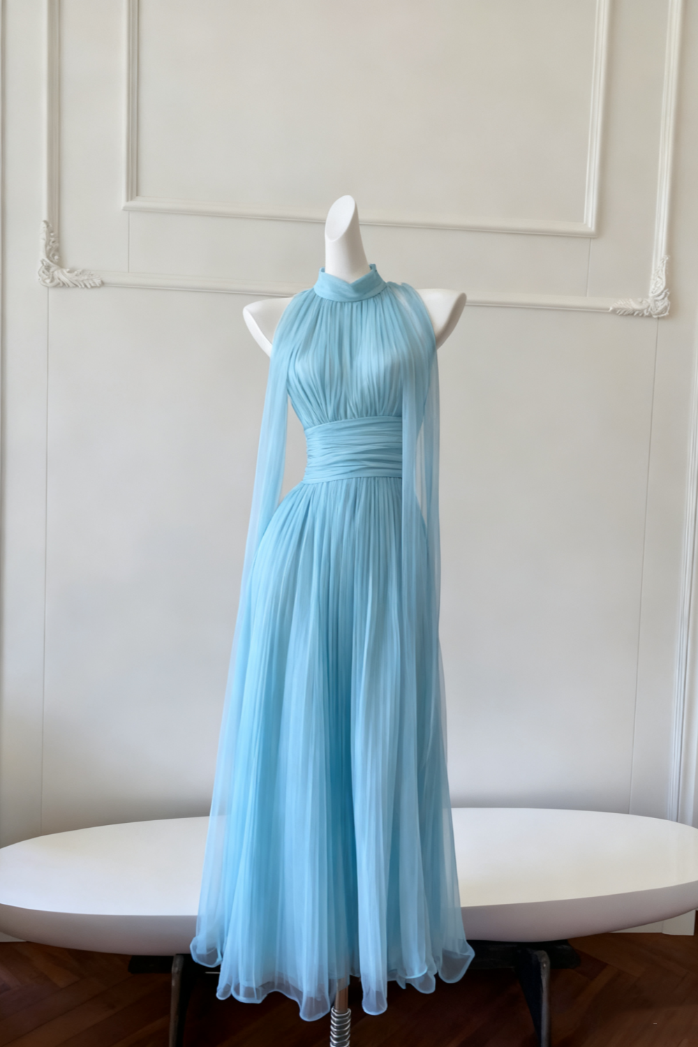 NiceVestidos-_Long Suspender Chiffon Flowing Dress NV6085