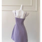 NiceVestidos-Homecoming Dress French Three-Dimensional Bow Purple Suspender Dress For Women High-End Luxury Stylish Slim nv5555