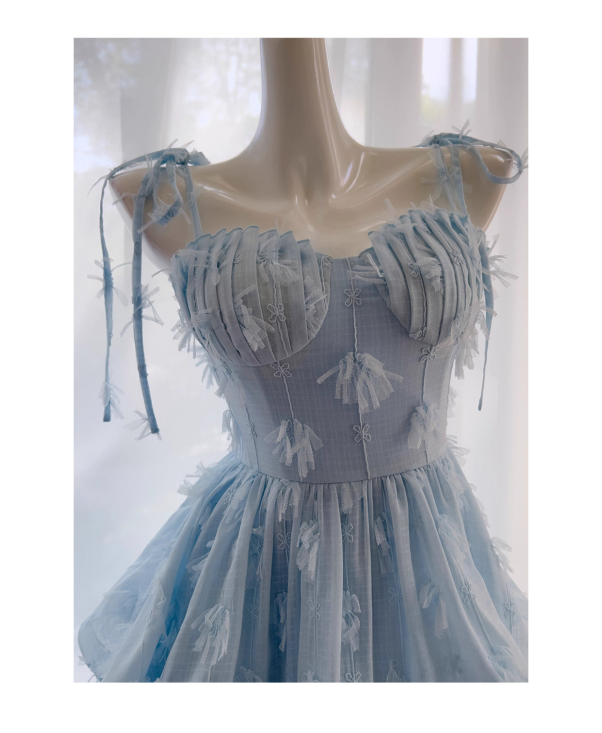 NiceVestidos-Homecoming-Kleid, blaues Chiffon-Kleid für Geburtstagstorte, schickes, einzigartiges langes Kleid mit Hosenträgern, nv5551