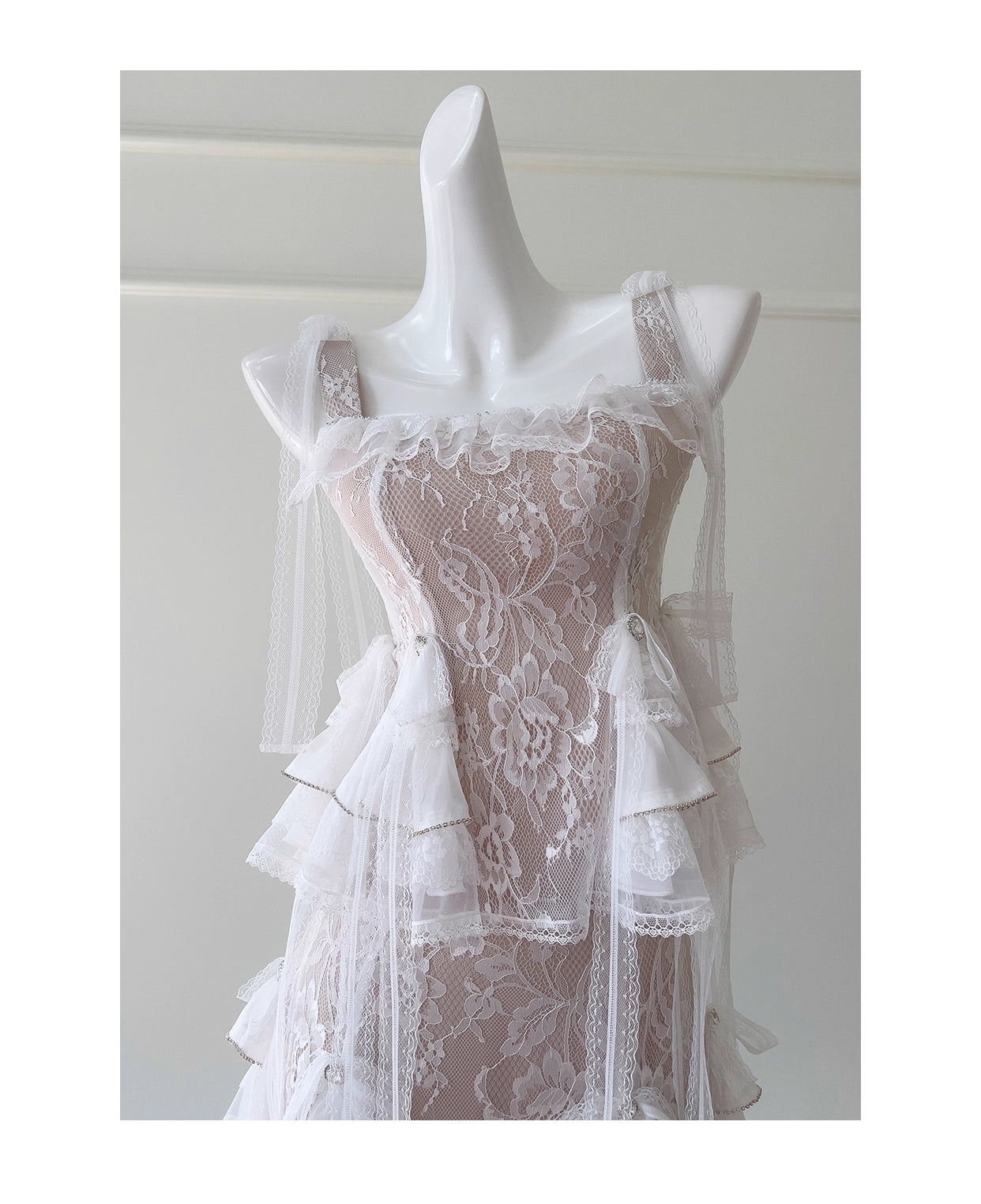 NiceVestidos - Robe longue élégante, tailleur français, ensemble deux pièces blanc tendance haut de gamme nv5547