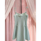 NiceVestidos-Short homecoming dress spring and summer new green bow sexy suspender dress design small dress nv5545