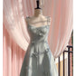 NiceVestidos-Short homecoming dress spring and summer new green bow sexy suspender dress design small dress nv5545