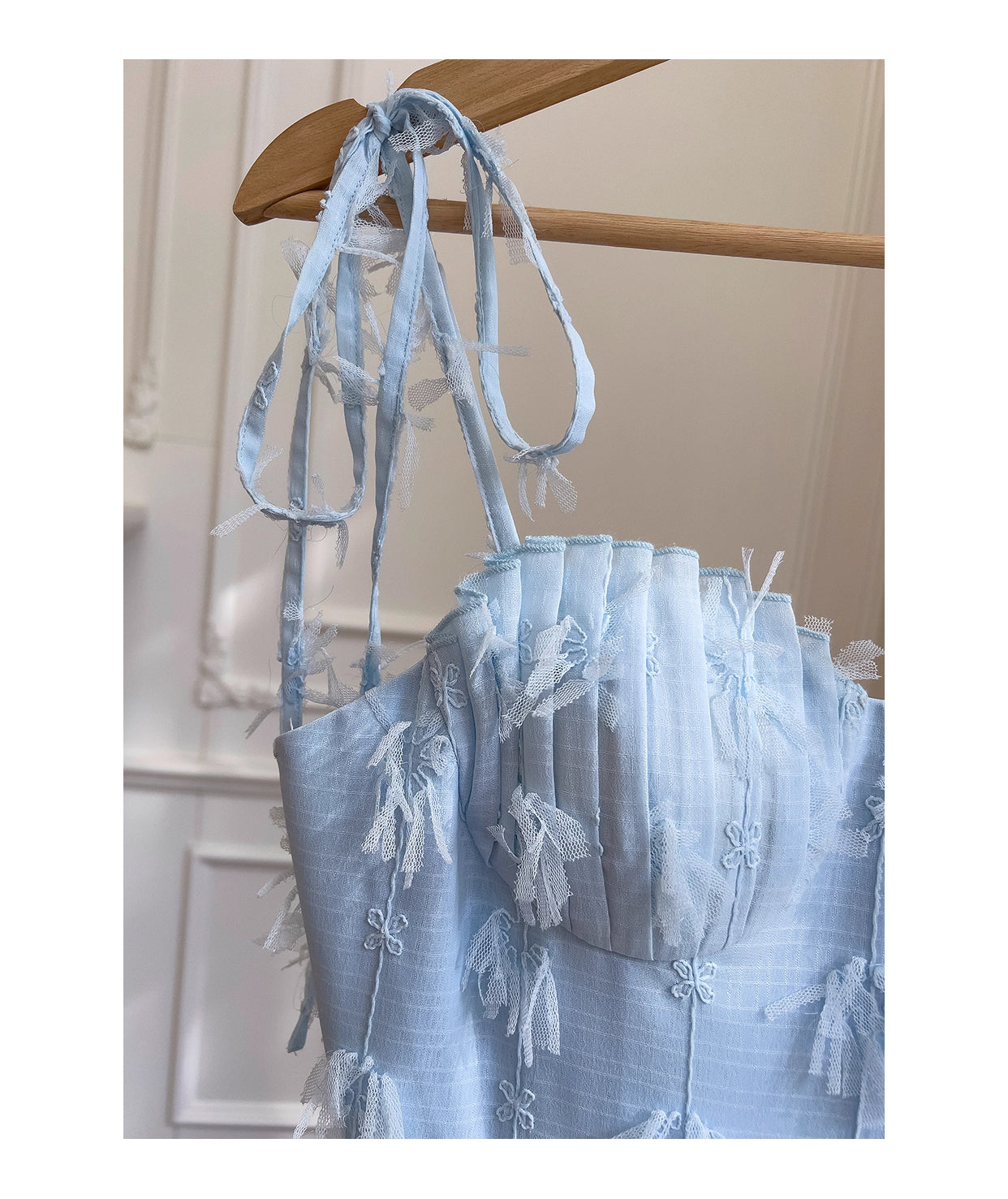 NiceVestidos-Homecoming-Kleid, blaues Chiffon-Kleid für Geburtstagstorte, schickes, einzigartiges langes Kleid mit Hosenträgern, nv5551