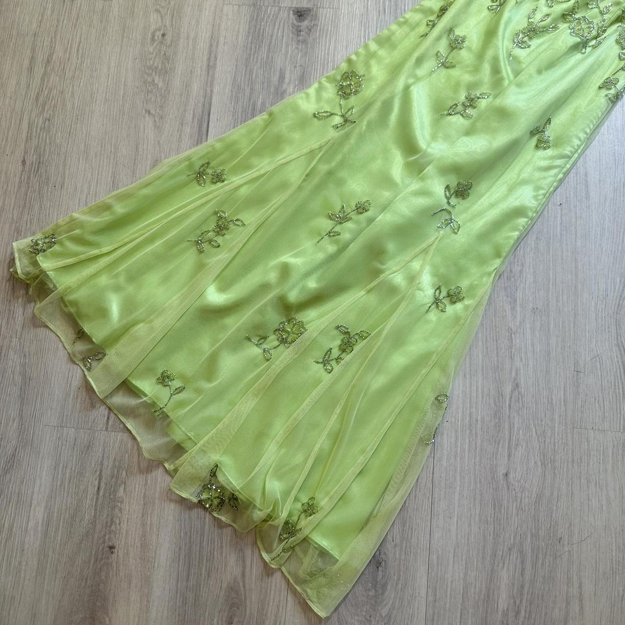 NiceVestidos-Green beautiful exquisite beaded long chiffon formal prom dress nv5450