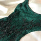 Gorgeous and elegant green exquisite beaded retro long prom dress nv5383