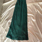Gorgeous and elegant green exquisite beaded retro long prom dress nv5383