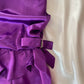 Purple Fashion Short Satin Ruffle Homecoming Dress Birthday Party Dress nv5387