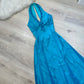 NiceVestidos-Blue beautiful exquisite beaded short/mid-length chiffon homecoming dress prom dress formal dress nv5447