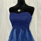 Blue Glitter Ombre Short Homecoming Dress Party Dress Evening Dress Prom Dress nv4601