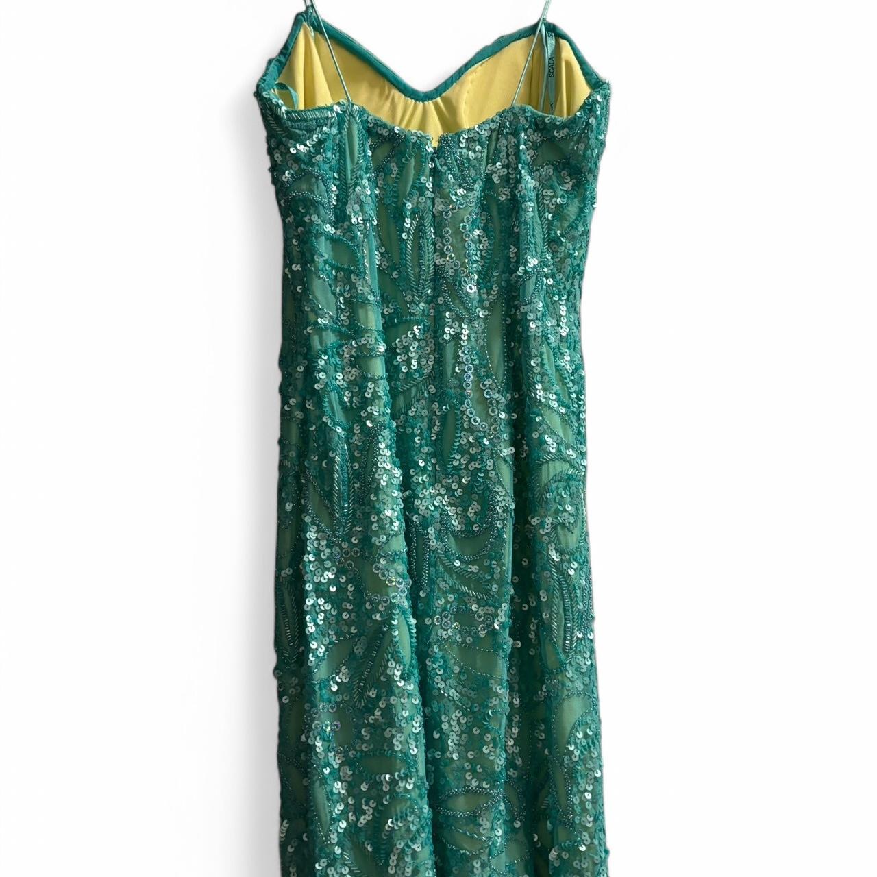 Wunderschönes grünes, kurzes Chiffon-Heimkehrkleid mit Pailletten, Ballkleid, Abendkleid, Partykleid, NV4485