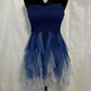 Blue Glitter Ombre Short Homecoming Dress Party Dress Evening Dress Prom Dress nv4601