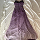 ✨💞Gorgeous and elegant purple gradient hand-beaded retro dress charming princess long chiffon prom dress nv5379