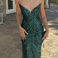 Robe de bal de fin d'année verte pour femme nv5339