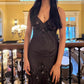 Brown and black fashion exquisite beaded spaghetti straps long chiffon women's ball gown evening dress party dress nv3744