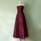 NiceVestidos-Burgundy Red Floral Dress Vintage Dress Women's Exquisite Long Tulle Ball Gown NV5646