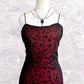 NiceVestidos-Burgundy Red Floral Dress Vintage Dress Women's Exquisite Long Tulle Ball Gown NV5645