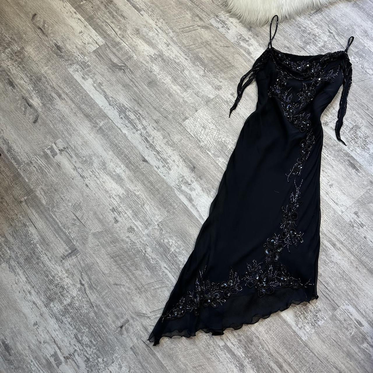 NiceVestidos-Black beautiful exquisite beaded short/mid-length chiffon formal homecoming dress nv5448