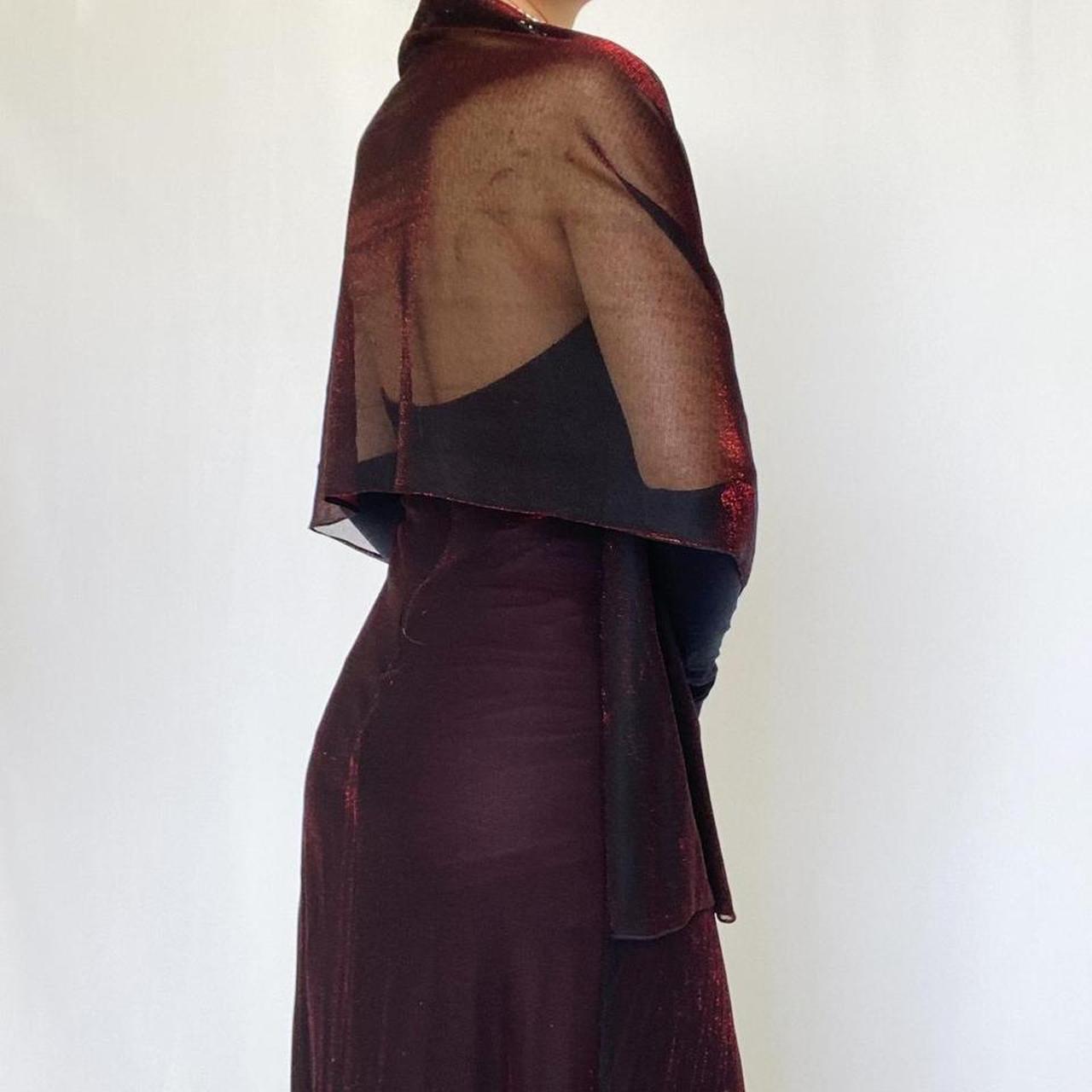 Black and red glitter sexy retro elegant exquisite rhinestone halter neck sling backless long chiffon tulle fairy ball gown evening dress birthday party dress prom dress nv4003