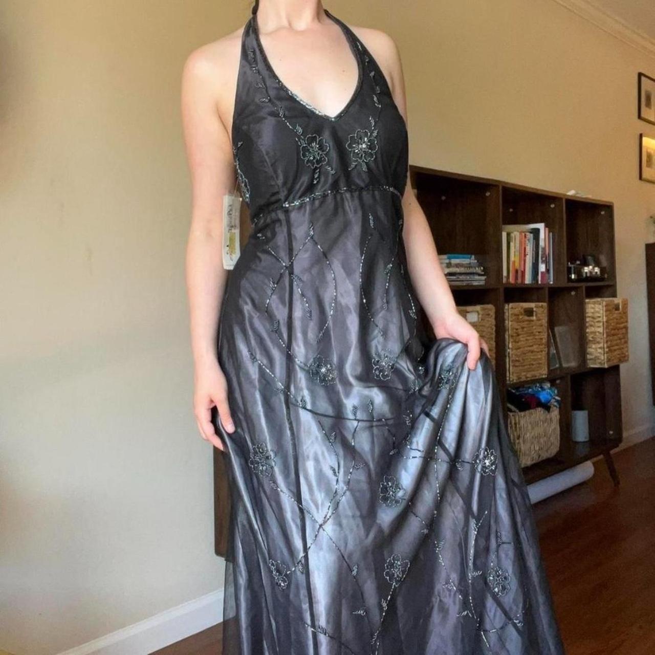 Black/Burgundy Vintage Fashion Exquisite Beading Elegant Backless Long Satin Tulle Formal Prom Dress Evening Gown Party Dress nv3743