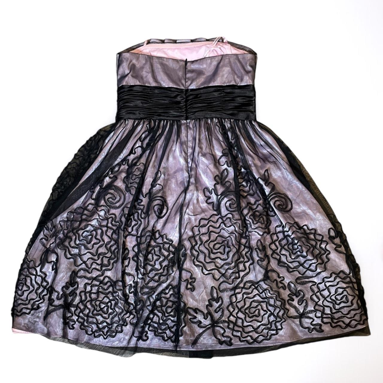 Robe de soirée courte en mousseline de soie à imprimé floral rétro violet nv5420