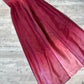 The most stunning exquisite beaded y2k red ombre long chiffon dress nv5377