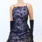 NiceVestidos-Purple exquisite floral vintage long tulle dress evening gown Nv5635