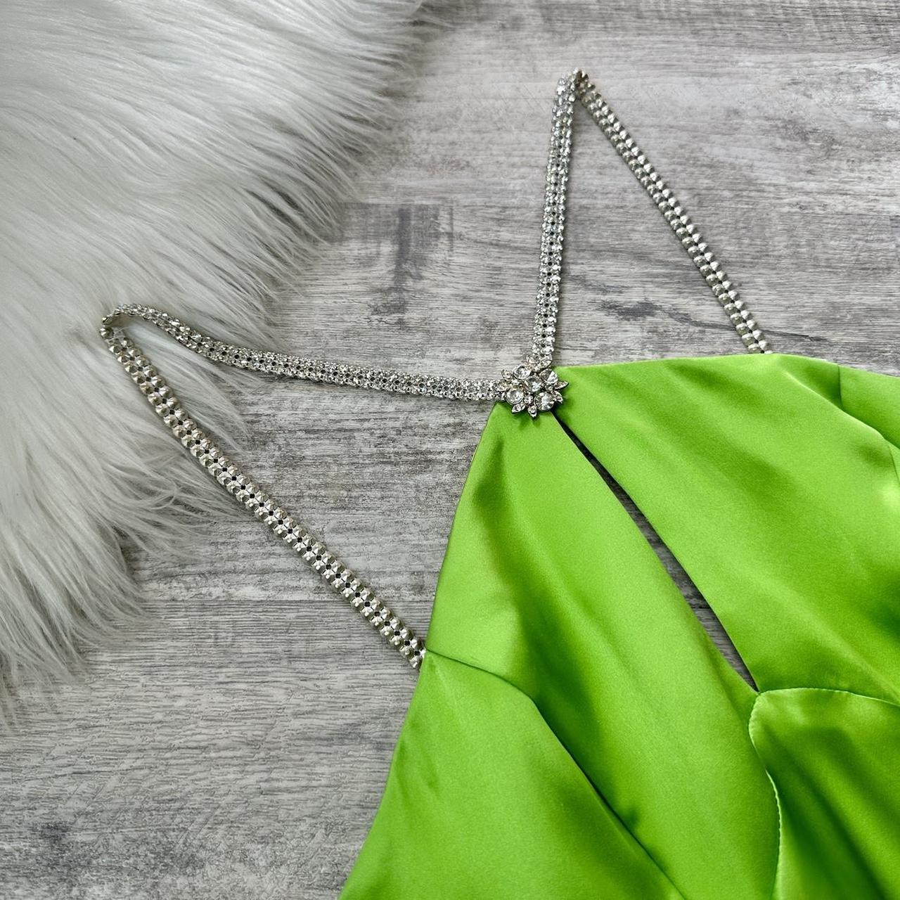 NiceVestidos-Green beautiful exquisite long satin formal prom dress nv5455