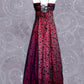 NiceVestidos-Burgundy Red Floral Dress Vintage Dress Women's Exquisite Long Tulle Ball Gown NV5644