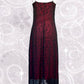 NiceVestidos-Burgundy Red Floral Dress Vintage Dress Women's Exquisite Long Tulle Ball Gown NV5645