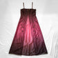 NiceVestidos--Burgundy Exquisite Floral Beaded Dress Vintage Dress Women's Long Tulle Ball Gown NV5648