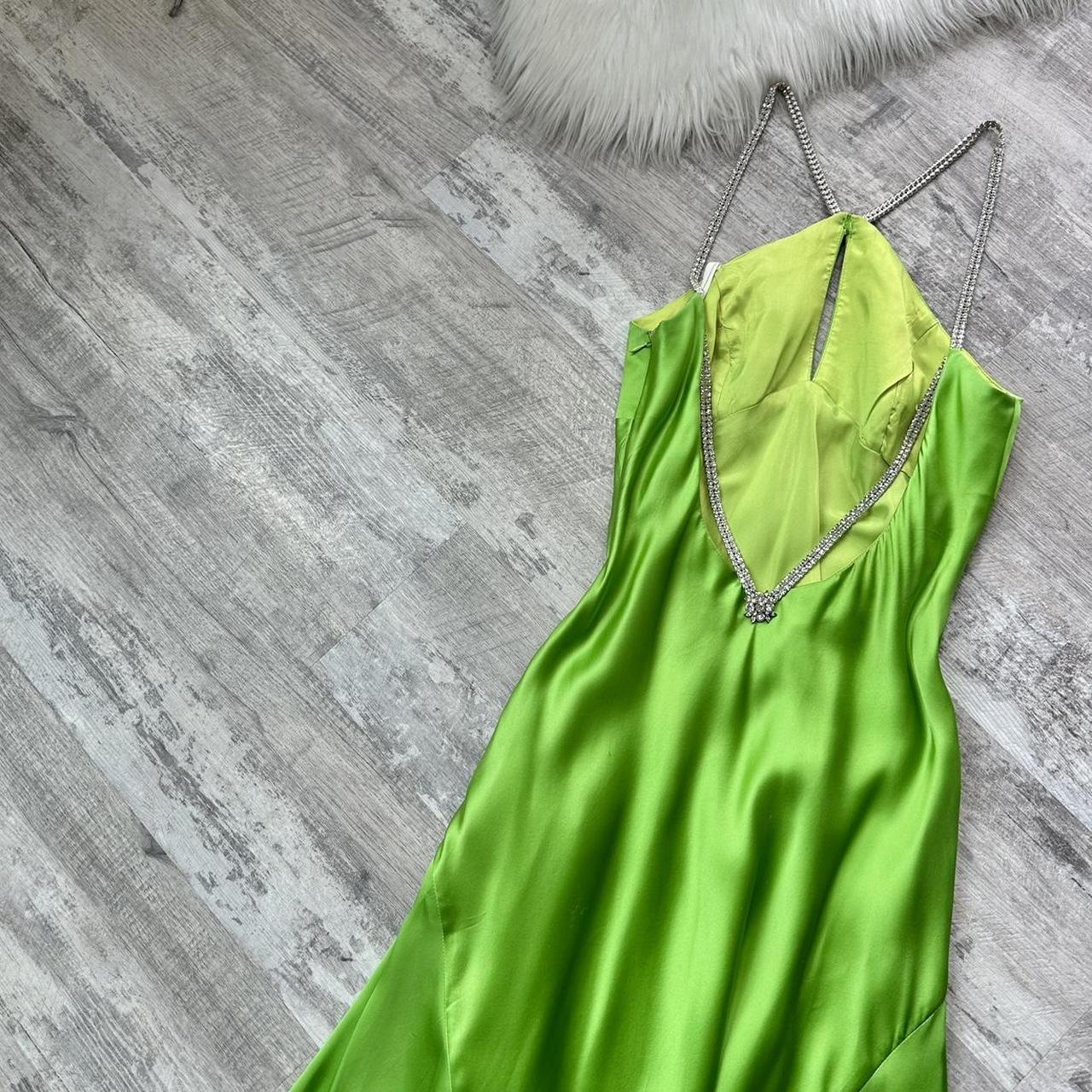 NiceVestidos-Green beautiful exquisite long satin formal prom dress nv5455