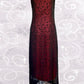 NiceVestidos-Burgundy Red Floral Dress Vintage Dress Women's Exquisite Long Tulle Ball Gown NV5645