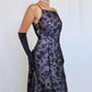 NiceVestidos-Purple exquisite floral vintage long tulle dress evening gown Nv5635