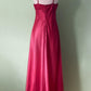 NiceVestidos--Pink Delicate Floral Beaded Dress Vintage Dress Women's Long Tulle Ball Gown NV5649