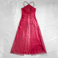 NiceVestidos--Pink Delicate Floral Beaded Dress Vintage Dress Women's Long Tulle Ball Gown NV5649