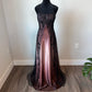 Pink Vintage Fashion Off Shoulder Exquisite Beading Long Satin Formal Floor Length Prom Gown Evening Gown Party Dress nv3653