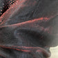 Robe de soirée longue en tulle et dentelle, rouge, noir, brillante, élégante, délicate, perles de strass, rétro, élégante, robe de bal, robe de soirée, nv3808