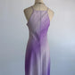 NiceVestidos-Purple-Gray Gradient Sequin Halter Sleeveless Floor-Length Asymmetric Mermaid Gown NV6179