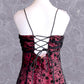 NiceVestidos-Burgundy Red Floral Dress Vintage Dress Women's Exquisite Long Tulle Ball Gown NV5644