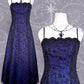 NiceVestidos-Retro dress ladies purple black exquisite long prom dress NV5642