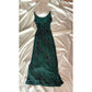 Gorgeous and elegant green exquisite beaded retro long prom dress nv5383