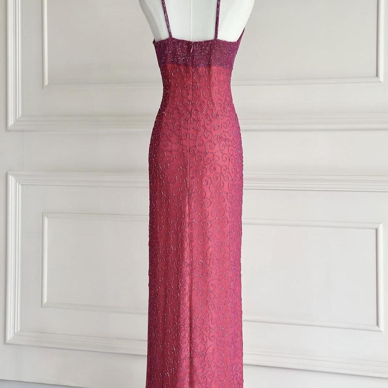 💗✨Robe sirène vintage années 90 Y2K, style bohème, broderie perlée, style vintage, style années 90, robe de bal, robe de soirée, robe de soirée, robe de soirée, nv4406