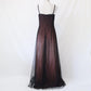 ✨Retro Empire Dress Pink Brown Exquisite Beaded Long Tulle Prom Dress Evening Dress Party Dress nv4993