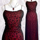 NiceVestidos-Burgundy Red Floral Dress Vintage Dress Women's Exquisite Long Tulle Ball Gown NV5645