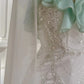 Beautiful Spaghetti Strap Mermaid Beaded Chiffon Prom Dress nv5391