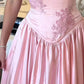 Pink Elegant Beautiful Charming Long Exquisite Appliquéd Long Satin Wedding Party Dress Prom Dress Evening Dress Party Dress Prom Dress nv3999
